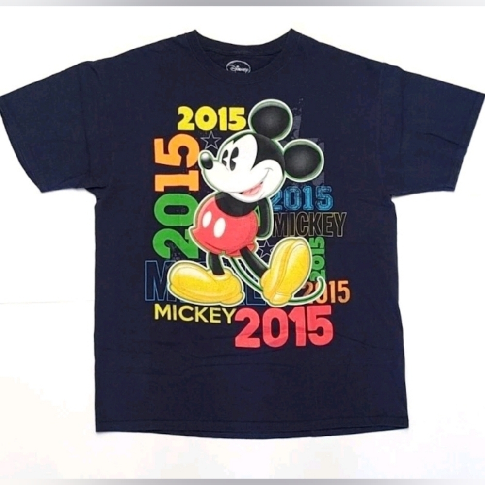 Vtg 2015 Disney Mickey Mouse T-Shirt (L)